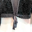 Velvet Burnout Filigree Cardigan-3