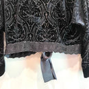 Velvet Burnout Filigree Cardigan-11