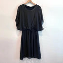 Silk Elastic Waist Dress-2