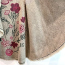 Faux Fur Floral Reversible Vest Jacket-8