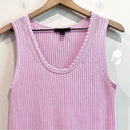 Sleeveless Ribbed Knit Top-3