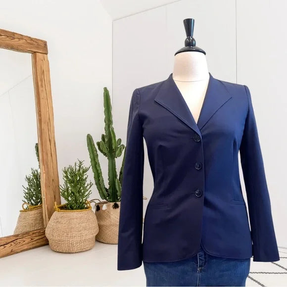 3 Button Close Blazer Jacket