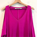 V-Neck Slit Sleeve Top-3