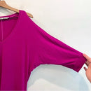 V-Neck Slit Sleeve Top-5