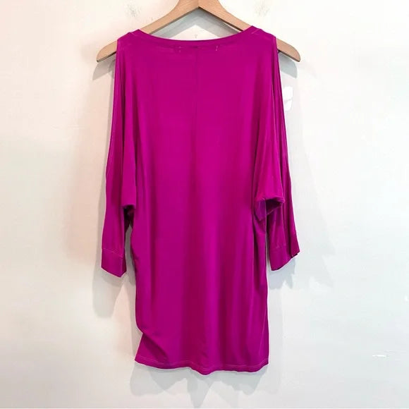 V-Neck Slit Sleeve Top