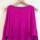 V-Neck Slit Sleeve Top-10