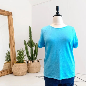 Rolled Cuff Sleeve Tee