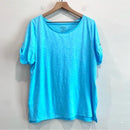 Rolled Cuff Sleeve Tee-2