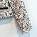 Paisley Embroidered Blazer Jacket-4