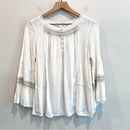 Embroidered Swiss Dot Knit Top-2