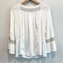 Embroidered Swiss Dot Knit Top-8