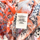 Floral Leaf Ruffle Hem Dress-8