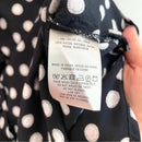 Polka Dot Ruffle V-Neck Top-5