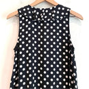 Polka Dot Ruffle V-Neck Top-8