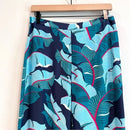 Silk Tropical Leaf Pants-2