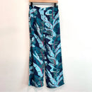 Silk Tropical Leaf Pants-6