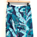Silk Tropical Leaf Pants-7