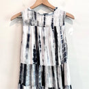 Tie Dye Tiered Maxi Dress-11