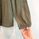 Gauze Cotton 2PC Top Pant Set-5