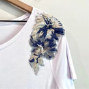 Appliqué Beaded Side Tie Tee-6