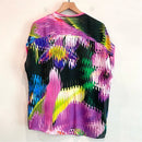 Abstract Floral Silk Top-10