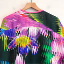 Abstract Floral Silk Top-11