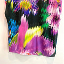 Abstract Floral Silk Top-13