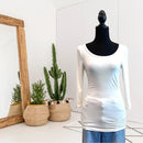 3/4 Sleeve Modal Top-1