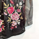 Silk Camo Embroidered Velvet Top-10