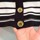 Striped Ribbed Cardigan-5