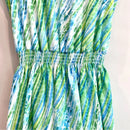 Smocked Waist Tiered Ruffle Dress-4