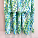 Smocked Waist Tiered Ruffle Dress-5