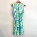 Smocked Waist Tiered Ruffle Dress-9