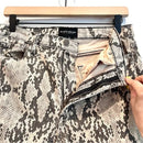 Python Snakeskin Skinny Jeans-4