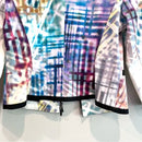 Abstract Zip Front Blazer-12