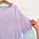 Oversized Gauze Top-5
