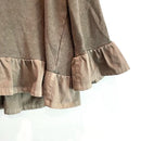 Ruffle Hem Zip Front Jacket-13