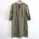 Lace up Front Dress-2