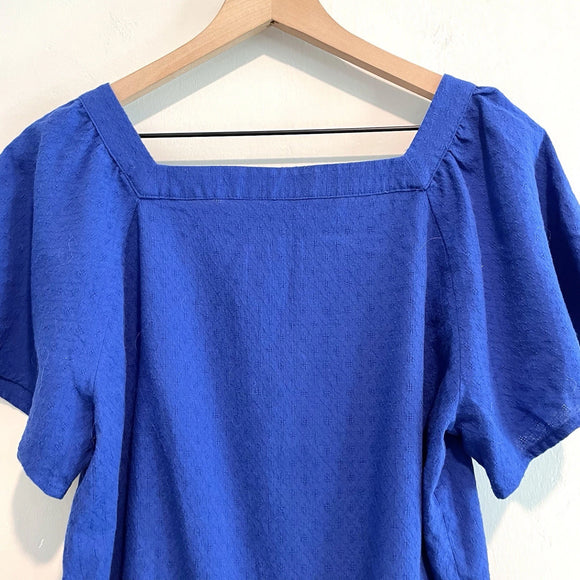 Short Sleeve Square Neck Top