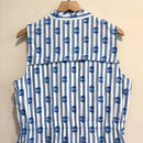 Striped Button Down Dress-11