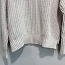 Mock Neck Side Button Chunky Sweater-10