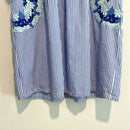 Floral Embroidered Striped Top-11