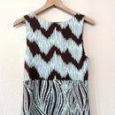Sleeveless Abstract Print Dress-9