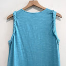 Ruffle Lace Trim Tank Dress-10