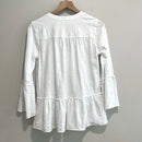V-Neck Tiered Ruffle Hem Top-10