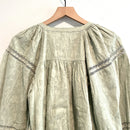 Lace Button Down Top-11