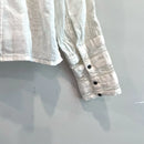 Crochet Lace Trim Button Back Top-11