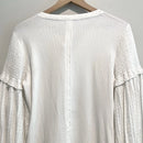 Henley Balloon Sleeve Top-10