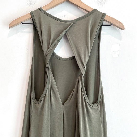 Twist Open Back Maxi Dress