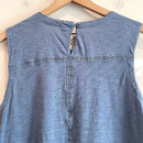 Velvet Sleeveless Drawstring Top-12